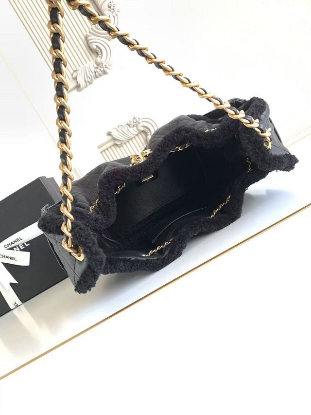 CC original lambskin 25 small handbag AS5293 black