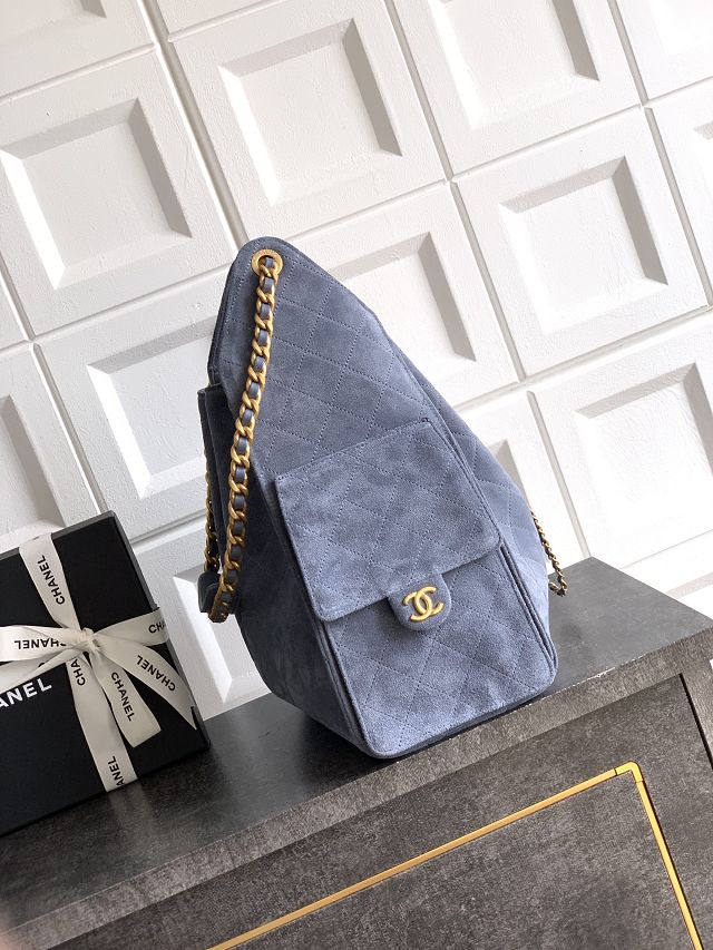 CC original suede calfskin 25 medium handbag AS5311 blue