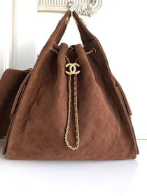 CC original suede calfskin 25 medium handbag AS5311 brown