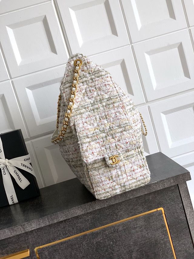 CC original tweed 25 medium handbag AS5311 white
