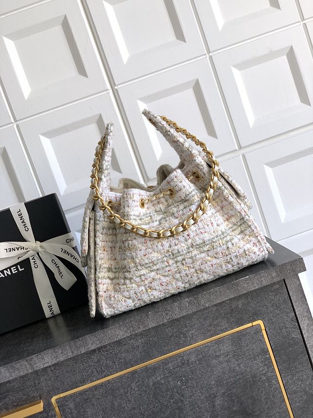 CC original tweed 25 small handbag AS5293 white