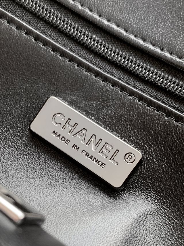 CC original sequins mini flap bag AS6171 black&silver