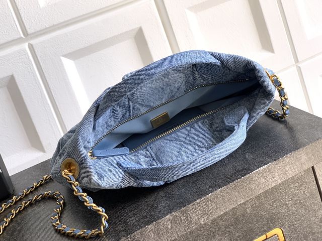 CC original denim small handbag AS5849 blue