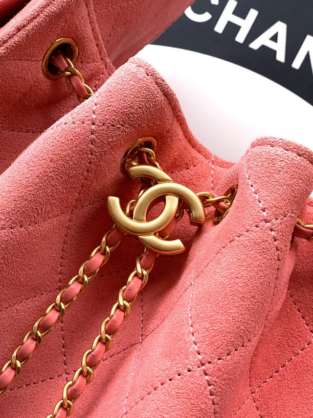 CC original suede calfskin 25 small handbag AS5293 pink